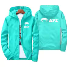 2025 UFC combat Logo respirant mode Fitness veste à glissière décontracté haute qualité à capuche veste de Baseball veste de sport de plein airS(FR 46) M.(FR 48) L'(FR 50) XL(FR 52) XXL(FR 54) XXXL(FR 56-58) 4XL(FR 60) 5XL(FR 62) 6XL(FR 64-66)