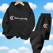 Ensemble sweat à capuche tendance pour enfants, chemise à manches longues douce pour garçons et pantalons de sport de loisirs en plein air, vêtements pour filles, automne/hiver100 110 120 130 140 150 160