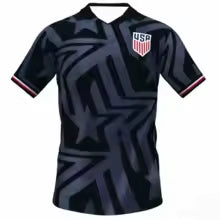 Maillot de football de l'équipe nationale américaine, impression 3D, T-shirt pour enfants/adultes, surdimensionné, décontracté, séchage rapide, haut d'entraînement, Y2K, nouvelle collection 2026 S M L XL XXL XXXL 4XL 5XL 6XL