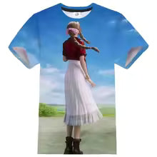 T-shirt imprimé 3D Final Nette VII pour hommes et femmes, Streetwear de jeu d'anime, T-shirt Hip Hop, T-shirt de sport décontracté, T-shirt unisexe, Économie à la mode XS S M L XL XXL XXXL 4XL 5XL 6XL