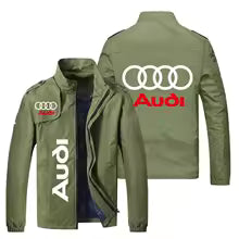 2025 nouvelle veste de Sport Audi mode veste imprimée été en plein air mince veste décontractée hommes haut coupe-vent M. L' XL XXL XXXL 4XL 5XL