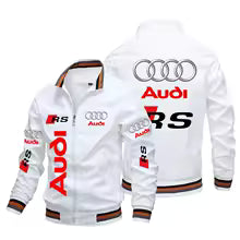 Veste de moto Audi RS veste pour hommes 2025 nouvelle mode décontractée mince Motocross veste de course de moto pour hommes Audi hommes vêtements