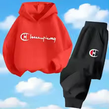 Ensemble sweat à capuche tendance pour enfants, chemise à manches longues douce pour garçons et pantalons de sport de loisirs en plein air, vêtements pour filles, automne/hiver100 110 120 130 140 150 160