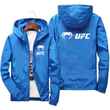 2025 UFC combat Logo respirant mode Fitness veste à glissière décontracté haute qualité à capuche veste de Baseball veste de sport de plein airS(FR 46) M.(FR 48) L'(FR 50) XL(FR 52) XXL(FR 54) XXXL(FR 56-58) 4XL(FR 60) 5XL(FR 62) 6XL(FR 64-66)