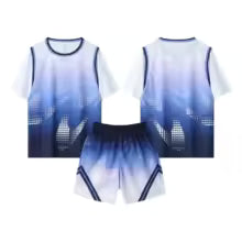 Tenue de sport pour enfants, uniforme de basket-ball professionnel, Football, entraînement d'équipe, maillot à manches courtes, haut + Short, combinaisons de sport