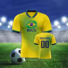 Maillot de football brésilien , maillot de football  respirant à séchage rapide, cadeau pour hommes, femmes et jeunes MEN-S MEN-M MEN-L MEN-XL MEN-2XL MEN-3XL MEN-4XL WOWEN-S WOWEN-M WOWEN-L WOWEN-XL WOWEN-2XL YOUTH-S YOUTH-M YOUTH-L YOUTH-XL