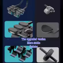 Nouvel équipement de Fitness Portable, roue abdominale domestique, adapté aux hommes et aux femmes, rebond silencieux et automatique à 4 roues