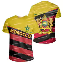 Nouveauté maillot marocain été hommes maillot t-shirt maillot de Football femmes Jersey T-Shirts hommes maillot femmes t-shirt enfant t-shirt