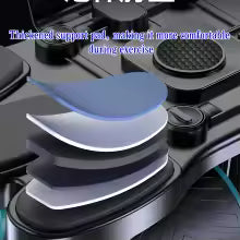 Nouvel équipement de Fitness Portable, roue abdominale domestique, adapté aux hommes et aux femmes, rebond silencieux et automatique à 4 roues