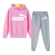 Enfants automne printemps tendance lettre imprimer 2 pièces sweat à capuche + pantalon survêtements 2-13 ans garçons filles tenues décontractées enfants vêtements ensembles 100 110 120 130 140 150 160