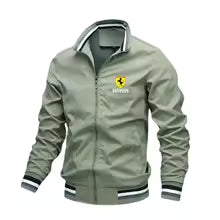 Veste de printemps et d'automne pour Ferrari Roma 488 F8 2026, Cardigan décontracté à manches longues avec Logo Ferrari, manteau sportif pour hommes S M. L' XL XXL XXXL 4XL