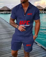 UFC Fighter 2025 Ensemble de sport et décontracté pour hommes, nouveau style S(FR 46) M.(FR 48) L'(FR 50) XL(FR 52) XXL(FR 54) XXXL(FR 56-58) 4XL(FR 60) 5XL(FR 62)