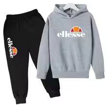 Manteau + pantalon pour garçons et filles, ensemble de sport décontracté, sweat-shirt de marque pour enfants de 3 à 12 ans, costumes à capuche 100 110 120 130 140 150 160