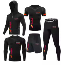 2025 Red Bull Racing Sportswear Ensemble serré de 5 pièces, adapté pour la course à pied, le fitness, le cyclisme, l'alpinisme, la protection des sports de plein air S(FR 46) M.(FR 48) L'(FR 50) XL(FR 52) XXL(FR 54) XXXL(FR 56-58)