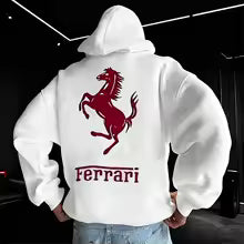 Sweat à capuche à manches longues pour hommes et femmes, vêtements pour passionnés de moto pour Ferrari F1, combinaison de sport et de course, automne/hiver s (électronique) L' M. XL XXL XXXL