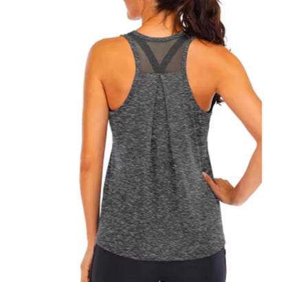 Chemise ou tee shirt de Yoga ou de fitness pour femme