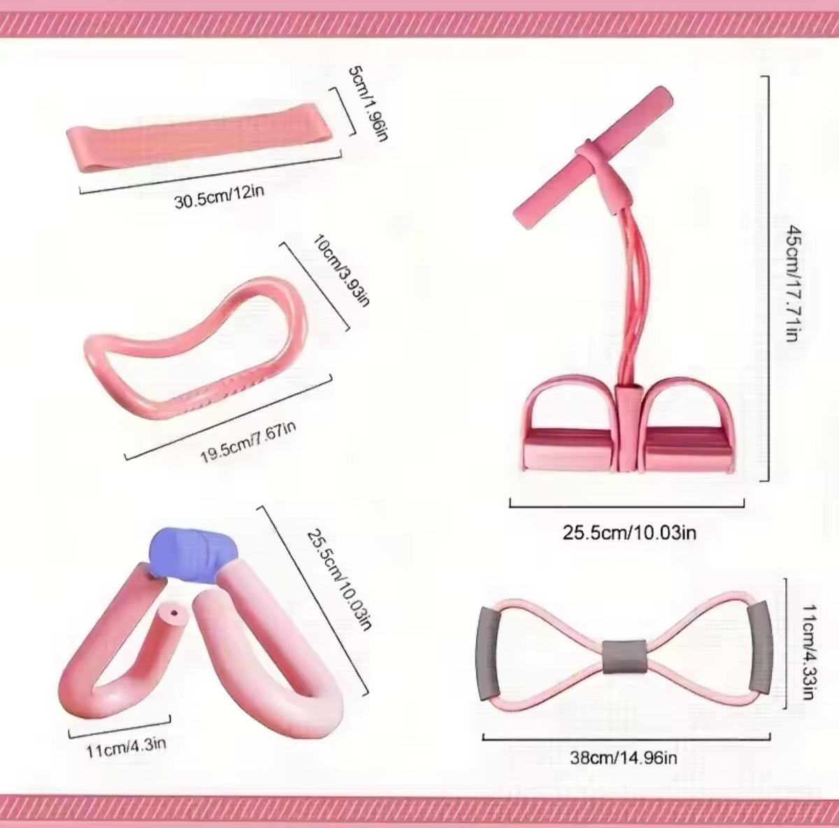 11 pièces yoga fitness pour femme