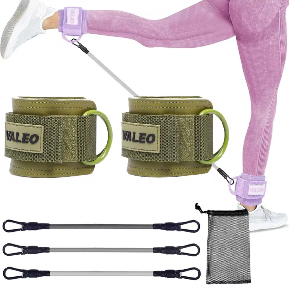 Lot de bandes de résistance pour femme