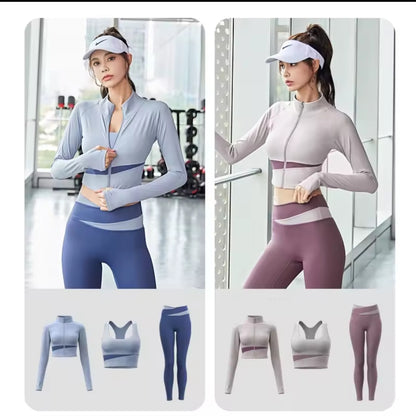 Tenue de Yoga 3 pièces pour femme