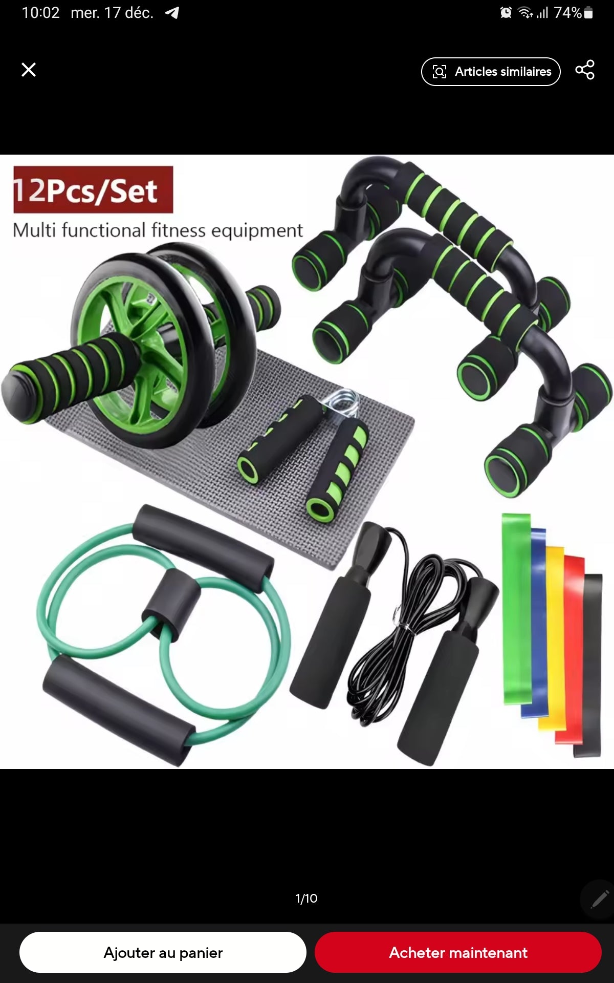 Ensemble de fitness pour la maison