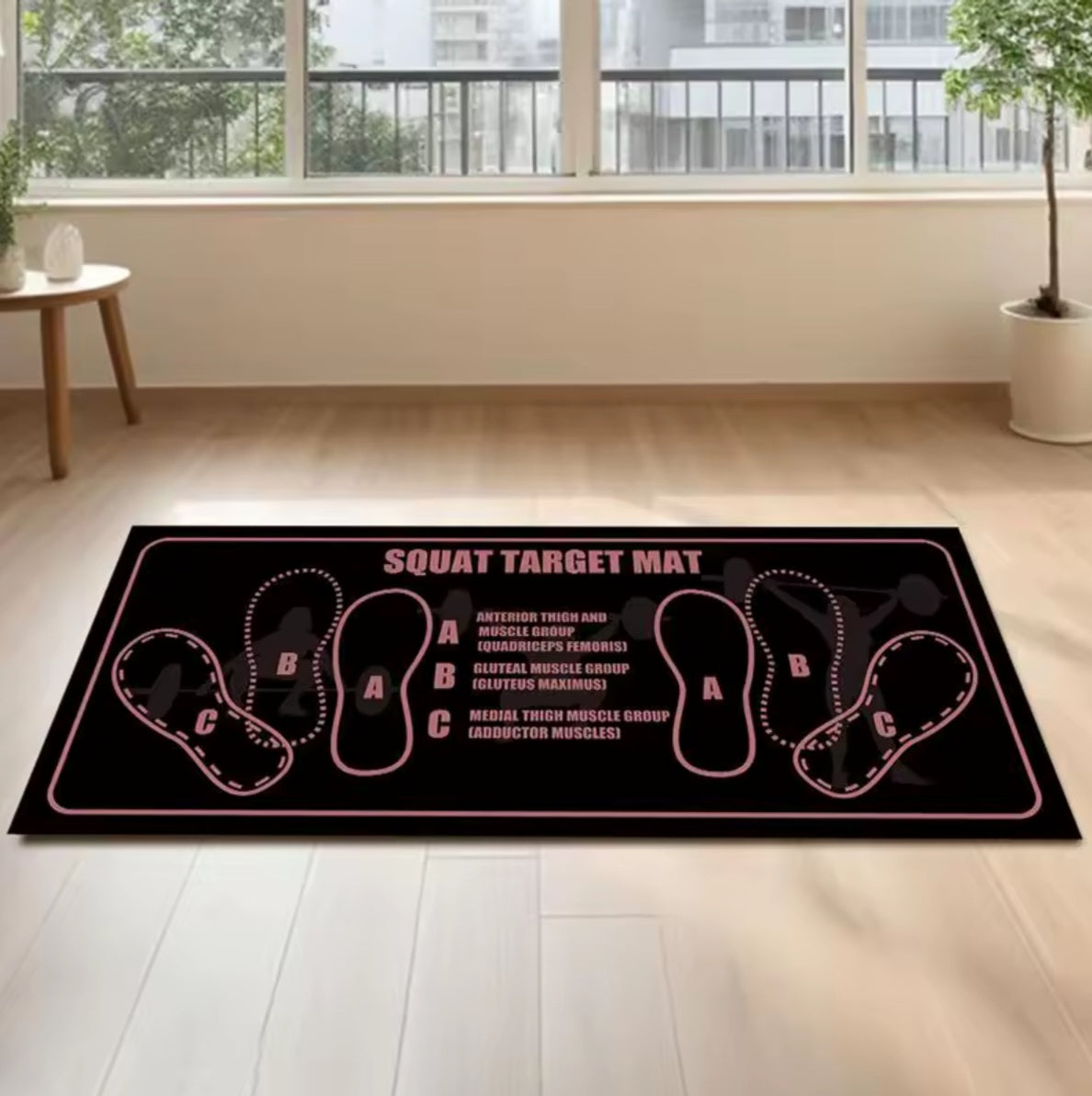 Coussinets de squat antidérapant