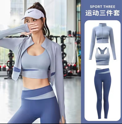 Tenue de Yoga 3 pièces pour femme