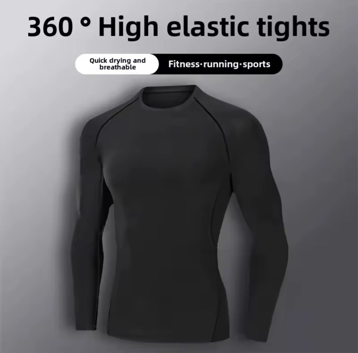 Combinaison d'entraînement professionnelle à manches longues pour homme