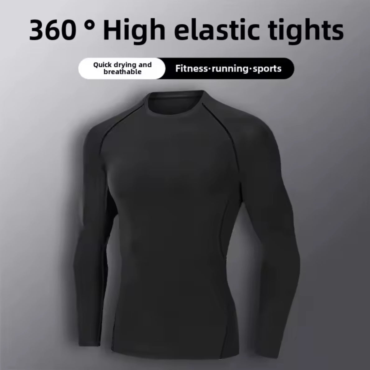 Combinaison d'entraînement professionnelle à manches longues pour homme