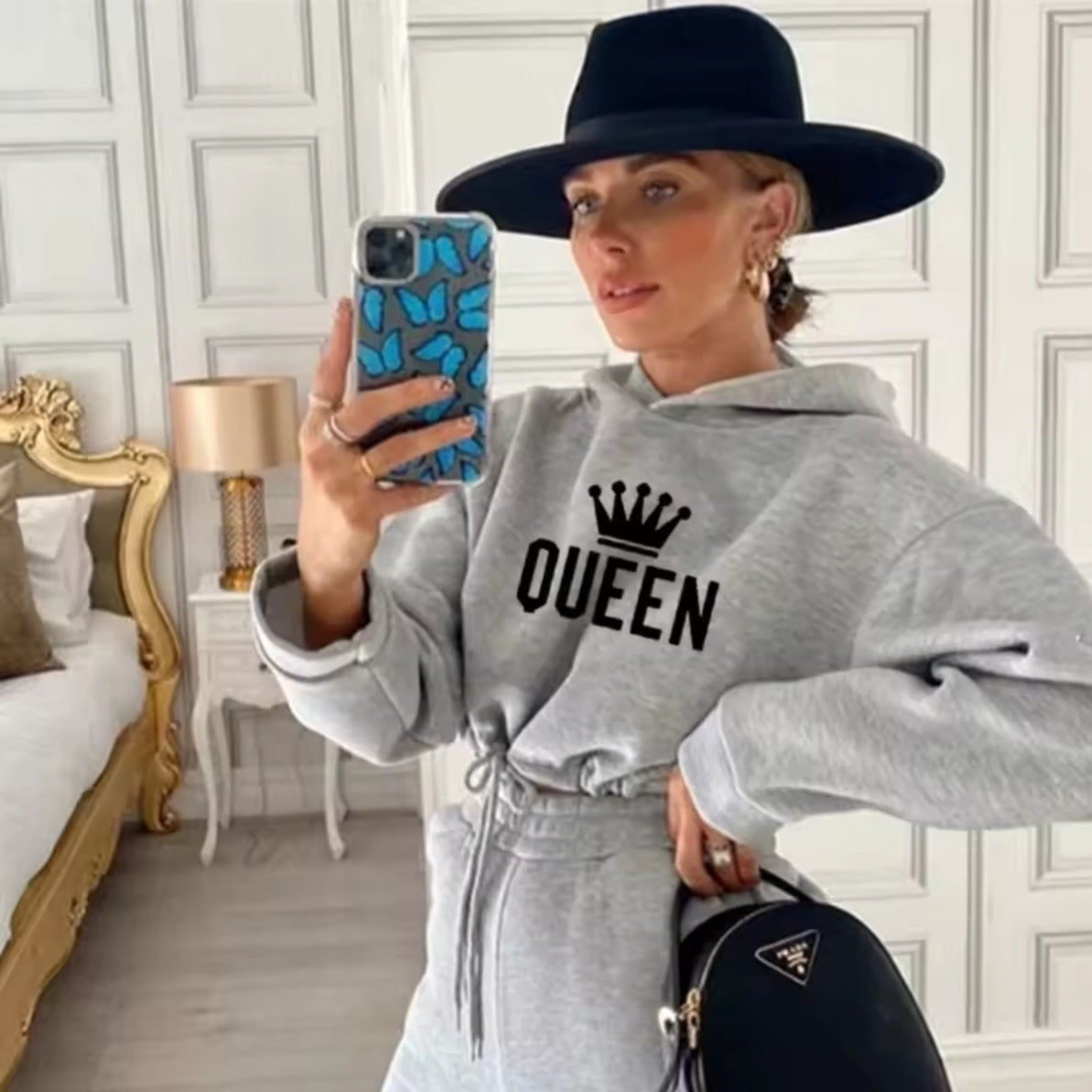 Ensemble sweat et pantalon de sport pour femme