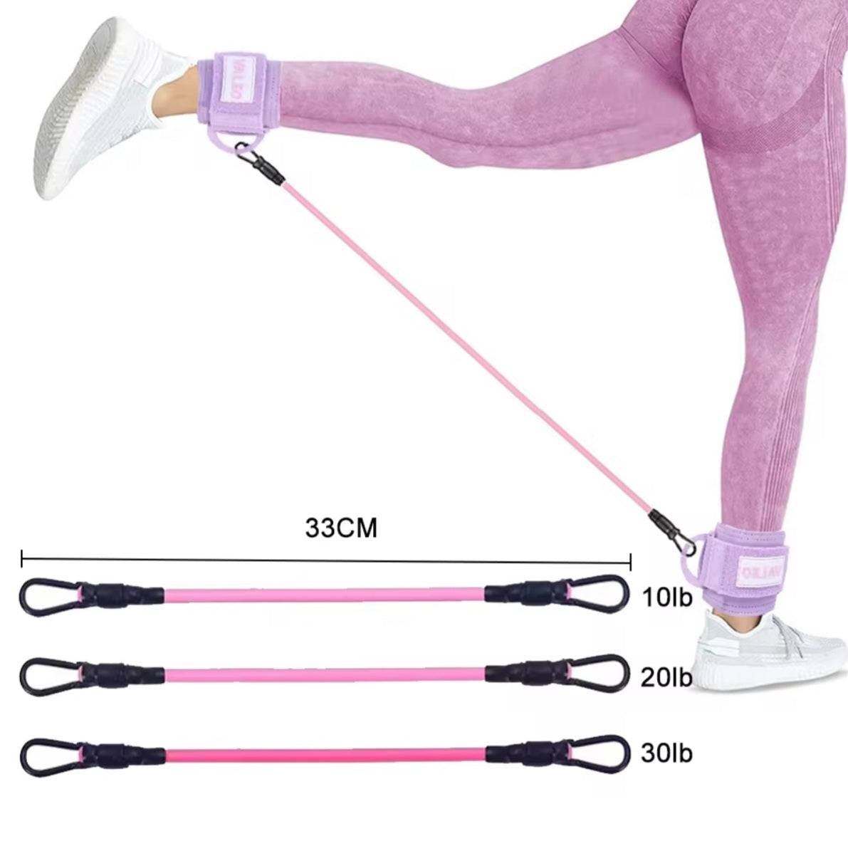 Lot de bandes de résistance pour femme