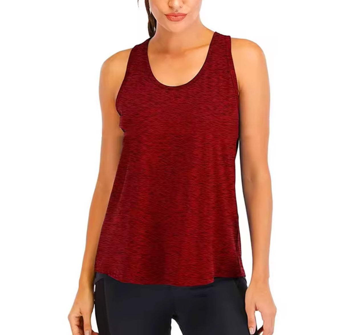 Chemise ou tee shirt de Yoga ou de fitness pour femme