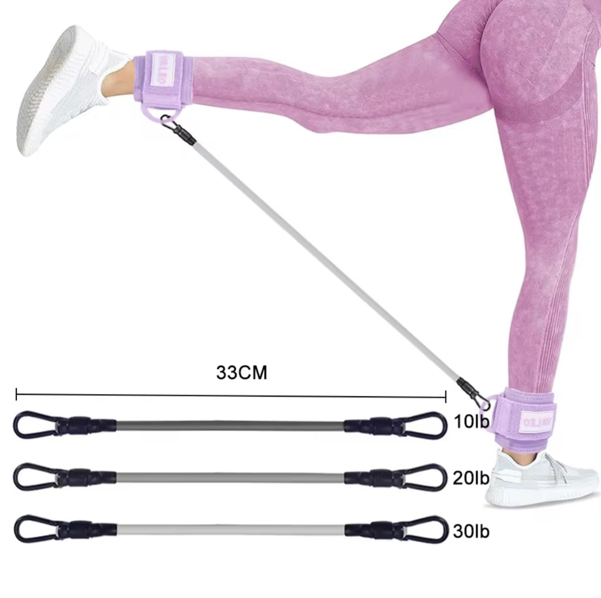 Lot de bandes de résistance pour femme