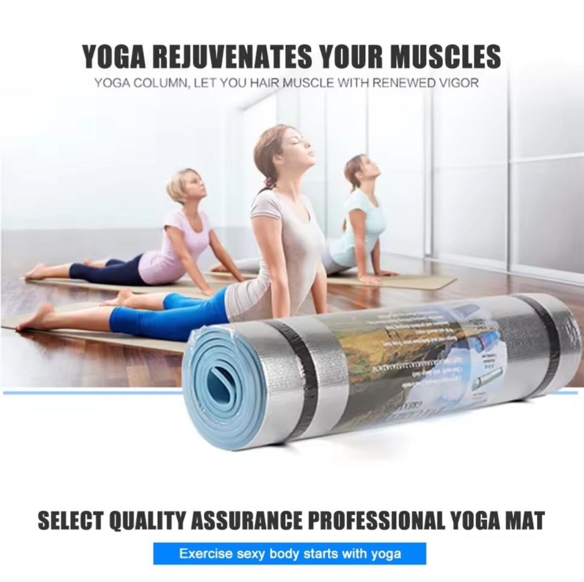Tapis de fitness yoga musculation