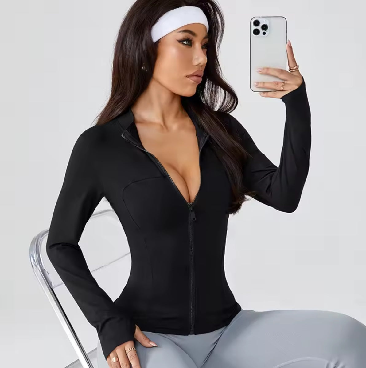Veste de sport fitness pour femme