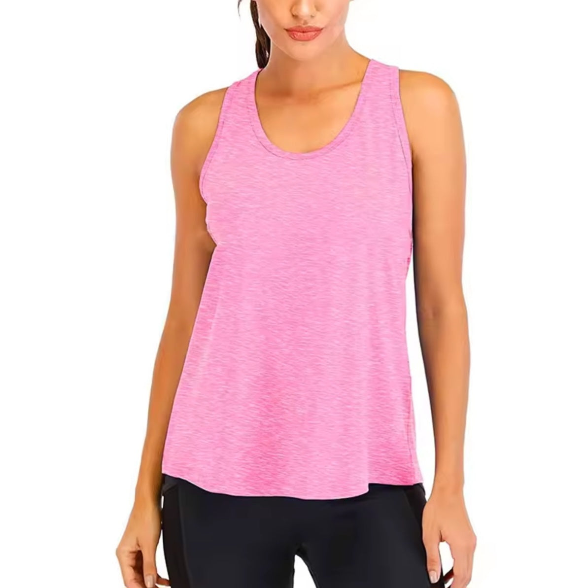 Chemise ou tee shirt de Yoga ou de fitness pour femme
