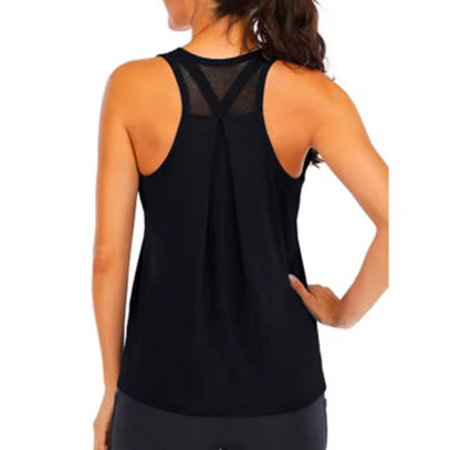 Chemise ou tee shirt de Yoga ou de fitness pour femme