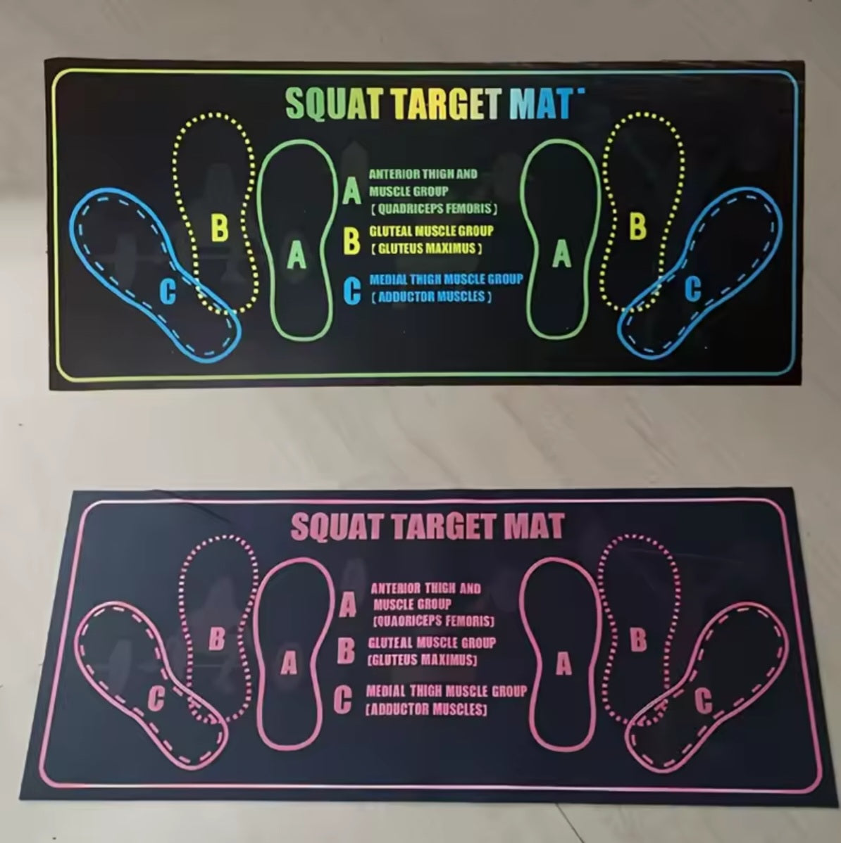 Coussinets de squat antidérapant